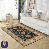 22296 - Chobi Ziegler Hand-Knotted/Handmade Afghan Rug/Carpet Traditional/Authentic/Size: 4'2" x 2'7"