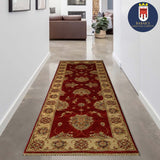 22314 - Chobi Ziegler Hand-knotted/Handmade Afghan Rug/Carpet Traditional Authentic/Size: 6'0" x 2'1"