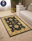 22326 - Chobi Ziegler Hand-Knotted/Handmade Afghan Rug/Carpet Traditional/Authentic/Size: 5'9" x 3'11"