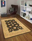 22327 - Chobi Ziegler Hand-Knotted/Handmade Afghan Rug/Carpet Traditional/Authentic/Size: 5'7" x 4'0"