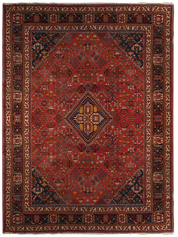 22340 - Meymeh Hand-Knotted/Handmade Persian Rug/Carpet Traditional/Authentic/Size: 12'0" x 8'11"/ 366cm x 272cm