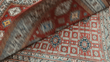 22459 -Royal Kazak Hand-Knotted/Handmade Afghan Tribal/Nomadic Authentic/Size: 6'5" x 5'3"