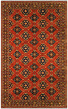 22513 - Royal Khal Mohammad Hand-Knotted/Handmade Afghan Rug/Carpet/Traditional/Authentic/Size: 6'7" x 5'0"/ 201cm x 152cm