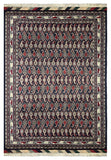 22583-Sarough Hand-Knotted/Handmade Persian Rug/Carpet Traditional Authentic/ Size: 9'6"x 6'7"/ 290cm x 201cm