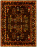 22609 - Chobi Ziegler Hand-Knotted/Handmade Afghan Rug/Carpet Modern Authentic/Size: 6'6" x 5'2"/ 198cm x 157cm