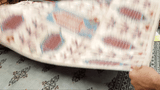 22729 - Kazak Hand-Knotted/Handmade Afghan Tribal/Nomadic Authentic/Size: 7'3" x 4'11"