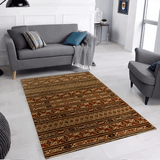 22747 - Kazak Afghan Hand-knotted Contemporary/Nomadic/Tribal Carpet/Rug/Size: 6'3" x 4'11"