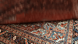 22843 - Shiraz Persian Hand-weaved Authentic/Traditional Nomadic/Tribal Kelim/Size: 8'7" x 5'7"