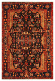 22845 - Hamadan Hand-Knotted/Handmade Persian Rug/Carpet Traditional Authentic/Size: 8'6" x 5'1"