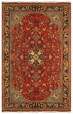 22874 - Sarough Handmade/Hand-Knotted Persian Rug/Traditional/Carpet Authentic/Size: 6'5" x 4'2"