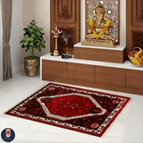 22906 - Abadeh Hand-Knotted/Handmade Persian Rug/Carpet/Tribal/Nomadic Authentic/Size: 4'11" x 3'3"/ 150cm x 99cm