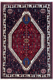 22906 - Abadeh Hand-Knotted/Handmade Persian Rug/Carpet/Tribal/Nomadic Authentic/Size: 4'11" x 3'3"/ 150cm x 99cm