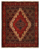 22935 - Senneh Hand-Knotted/Handmade Persian Rug/Carpet Tribal/Nomadic Authentic/Size: 5'1" x 3'11"/ 155cm x 119cm