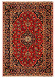 22952 - Kashan Handmade/Hand-Knotted Persian Rug/Traditional/Carpet Authentic/Size: 4'7" x 3'3"/ 140cm x 99cm