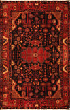 22957 - Hamadan Hand-Knotted/Handmade Persian Rug/Carpet Traditional Authentic/Size: 7'11" x 5'1"