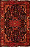 22957 - Hamadan Hand-Knotted/Handmade Persian Rug/Carpet Traditional Authentic/Size: 7'11" x 5'1"