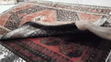 22958 - Hamadan Hand-Knotted/Handmade Persian Rug/Carpet Traditional Authentic/Size: 8'6" x 4'8"