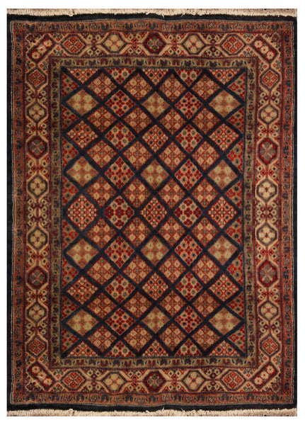 23006 - Mashad Handmade/Hand-Knotted Persian Rug/Traditional/Carpet Authentic/Size: 5'0" x 3'3"
