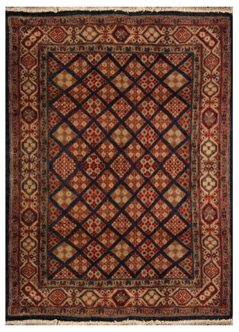23006 - Mashad Handmade/Hand-Knotted Persian Rug/Traditional/Carpet Authentic/Size: 5'0" x 3'3"