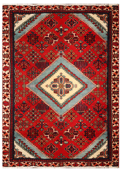 23008 - Meymeh Hand-Knotted/Handmade Persian Rug/Carpet Traditional/Authentic/Size: 5'3" x 3'1"