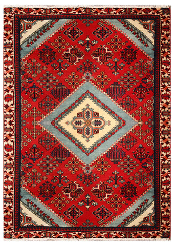 23008 - Meymeh Hand-Knotted/Handmade Persian Rug/Carpet Traditional/Authentic/Size: 5'3" x 3'1"