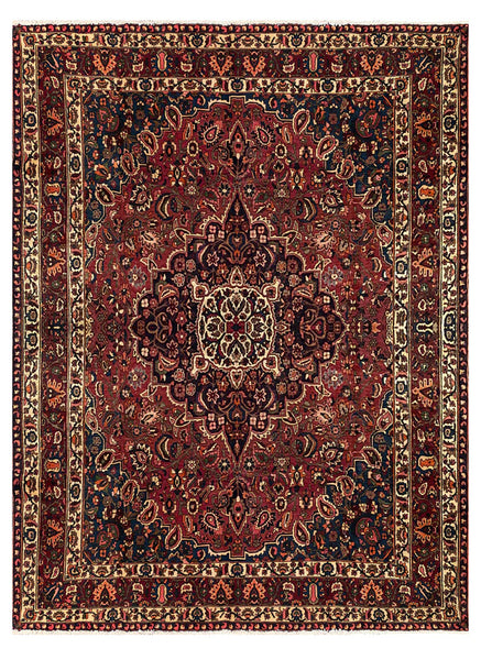 23028 - Bakhtiar Hand-Knotted/Handmade Persian Rug/Carpet Traditional Authentic/ Size :12'7" x 8'11"