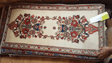 23065- Abadeh Hand-Knotted/Handmade Persian Rug/Tribal/Nomadic/Carpet Authentic/Size: 3'10" x 1'10"