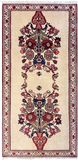 23065- Abadeh Hand-Knotted/Handmade Persian Rug/Tribal/Nomadic/Carpet Authentic/Size: 3'10" x 1'10"/ 117cm x 56cm