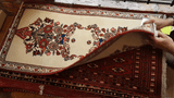 23066- Abadeh Hand-Knotted/Handmade Persian Rug/Tribal/Nomadic/Carpet Authentic/Size: 3'8" x 1'11"
