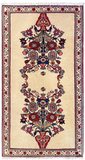 23066- Abadeh Hand-Knotted/Handmade Persian Rug/Tribal/Nomadic/Carpet Authentic/Size: 3'8" x 1'11"/ 112cm x 58cm