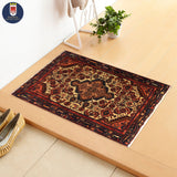 23078 - Hamadan Hand-Knotted/Handmade Persian Rug/Carpet Traditional Authentic/Size: 4'0" x 2'6"