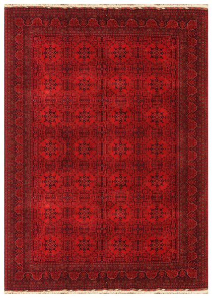 23340-Royal Khal Mohammad Hand-Knotted/Handmade Afghan Rug/Carpet/Traditional/Authentic/Size: 10'0" x 6'6"