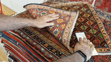 24528-Ghashgai Hand-Knotted/Handmade Persian Rug/Carpet Tribal/ Nomadic Authentic/Size: 2'0" x 2'1"