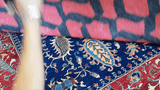 23699 - Chobi Ziegler Afghan Hand-Knotted Contemporary/Traditional/ Size:  9'10" x 6'8"