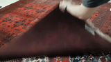 23753- Khal Mohammad Afghan Hand-Knotted Authentic/Traditional/Rug/Size/: 7'10" x 5'8"