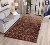 23778- Kazak Afghan Hand-knotted Contemporary/ Nomadic/Tribal Carpet/Rug/ Size: 6'11" x 5'1"