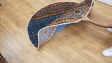 23797 - Chobi Ziegler Afghan Hand-Knotted Contemporary/Traditional /Size: 4'9" x 4'10"
