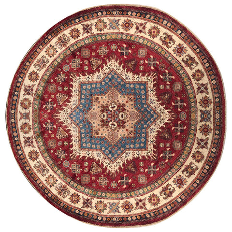 23811 - Royal Chobi Ziegler Afghan Hand-Knotted Contemporary/Traditional /Size: 8'2" x 8'2"