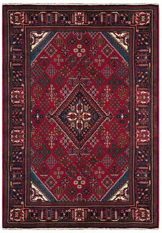 23826 - Meymeh Hand-Knotted/Handmade Persian Rug/Carpet /Traditional/ Authentic/ Size: 6'10" x 4'9"