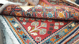 23836-Ghashgai Hand-Knotted/Handmade Persian Rug/Carpet /Tribal/ Nomadic/Authentic 2'1" x 2'0"