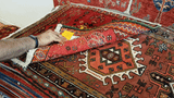 23839-Ghashgai Hand-Knotted/Handmade Persian Rug/Carpet Tribal/ Nomadic/Authentic/ Size: 2'2" x 2'0"