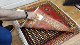 23840-Ghashgai Hand-Knotted/Handmade Persian Rug/Carpet Tribal/ Nomadic/Authentic/ Size: 2'3" x 2'2"