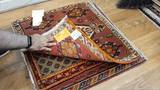 23852-Ghashgai Hand-Knotted/Handmade Persian Rug/Carpet / Tribal/ Nomadic/Authentic/ Size: 2'2" x 2'3"