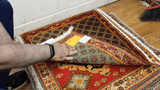 23874-Ghashgai Hand-Knotted/Handmade Persian Rug/Carpet / Tribal/ Nomadic/Authentic/ Size: 1'11" x 2'0"