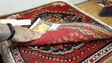 23876-Ghashgai Hand-Knotted/Handmade Persian Rug/Carpet Tribal/ Nomadic/Authentic/ Size: 2'0" x 2'0"