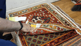 23879-Ghashgai Hand-Knotted/Handmade Persian Rug/Carpet/ Tribal/ Nomadic/Authentic/ Size: 1'11" x 2'0"