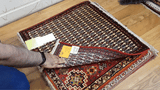 23882-Ghashgai Hand-Knotted/Handmade Persian Rug/Carpet Tribal/ Nomadic/Authentic/ Size: 2'2" x 2'1"