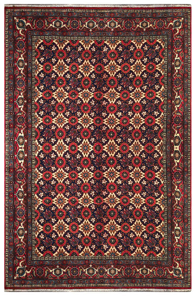 23890-Kashan Hand-Knotted/Handmade Persian Rug/Carpet Traditional/Authentic/Size: 10'4" x 6'9"