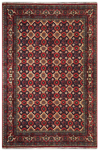 23890-Kashan Hand-Knotted/Handmade Persian Rug/Carpet Traditional/Authentic/Size: 10'4" x 6'9"