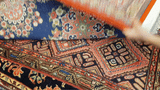 23891- Ghom Persian Hand-knotted Authentic/Traditional Carpet/Wool/ Rug/ Size: 13'9" x 2'10"